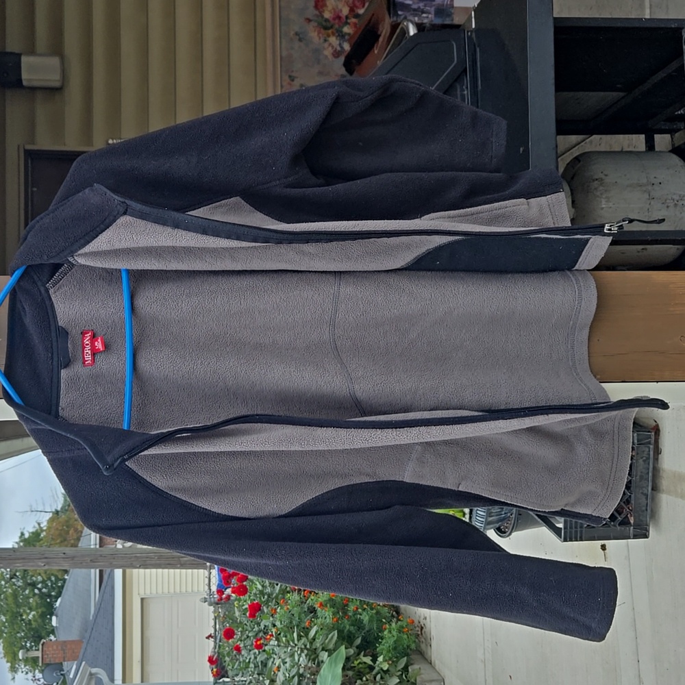 Merona Black and Gray Lightweight Jacket